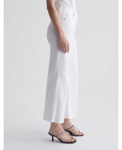 Saige Wide Leg Crop Modern White - miamidrugpossession