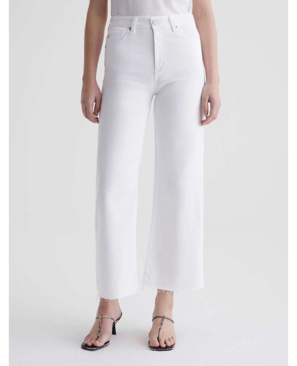 Saige Wide Leg Crop Modern White - miamidrugpossession