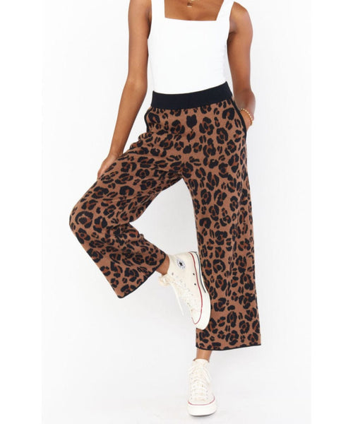 Samson Lounge Pant Leopard Knit - miamidrugpossession