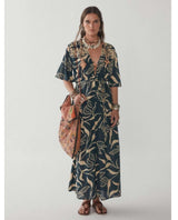 Samuelle Maxi Dress Angaga Blue - miamidrugpossession