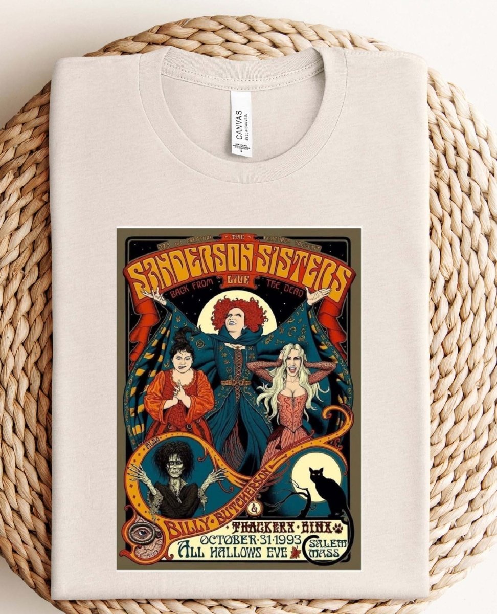 Sanderson Sisters Cream Graphic Tee - clearpathherbicide