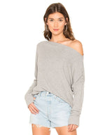 Santos Boat Neck Long Sleeve Grey - miamidrugpossession