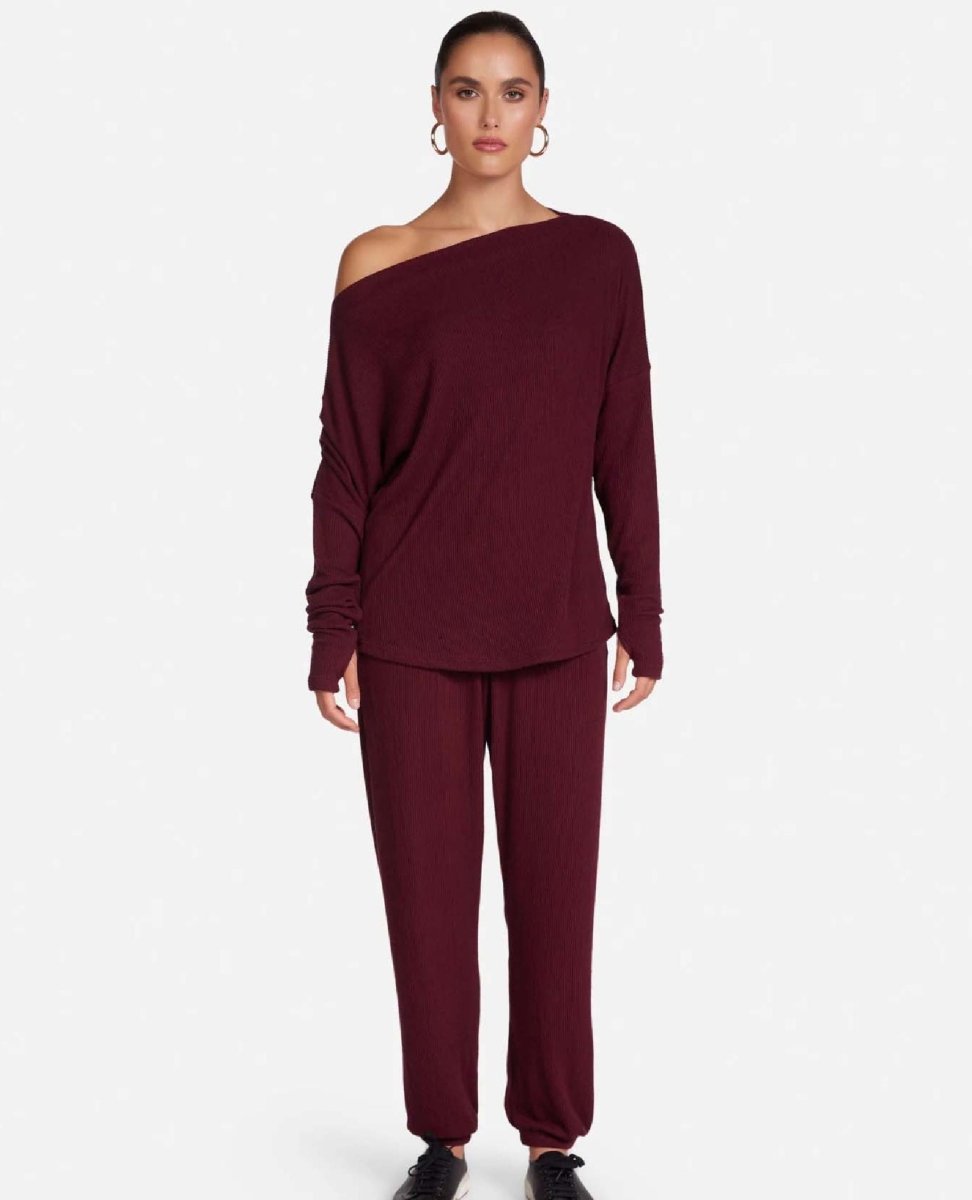 Santos Super Soft Long Sleeve Wine - miamidrugpossession