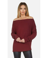 Santos Super Soft Long Sleeve Wine - miamidrugpossession