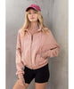 Saturdays Zip - Up Sweatshirt Dirty Pink - clearpathherbicide