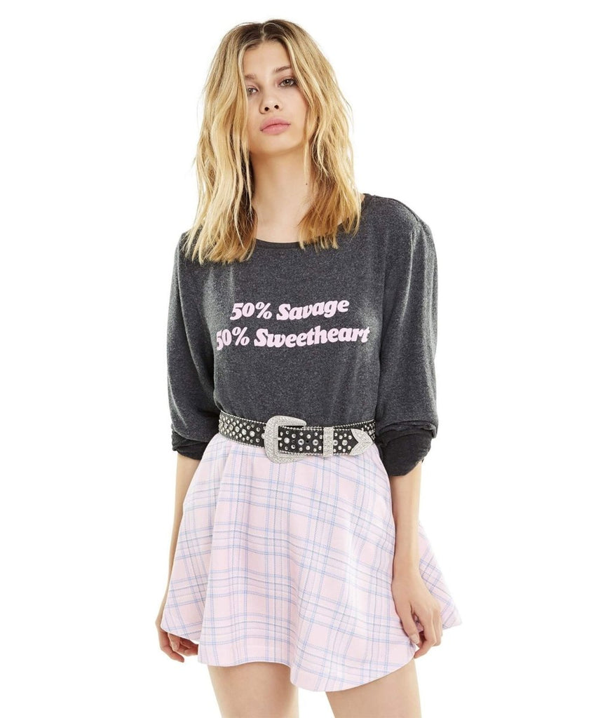 Savage Sweetheart Baggy Jumper - miamidrugpossession