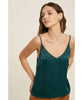 Scalloped Cami Teal - miamidrugpossession