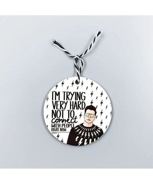 Schitt's Creek David Ornament - PINK ARROWS