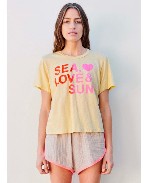 Sea Love Sun Mimosa Tee - miamidrugpossession