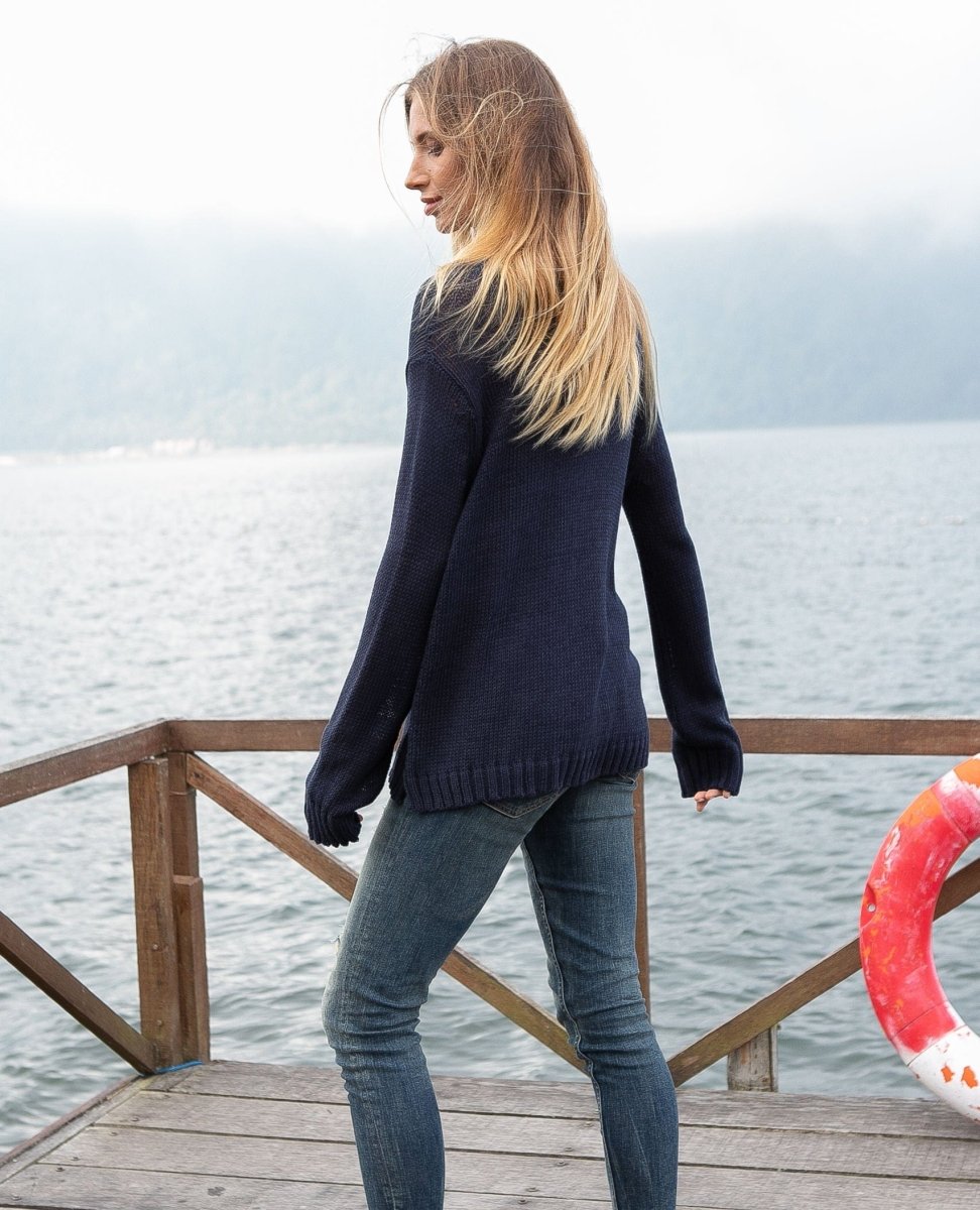 Sea Salt Sun Indigo Sweater - clearpathherbicide