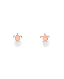 Sea Turtle Stud Earring Rose Gold - miamidrugpossession