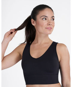 Seamless Crop Top Very Black - clearpathherbicide