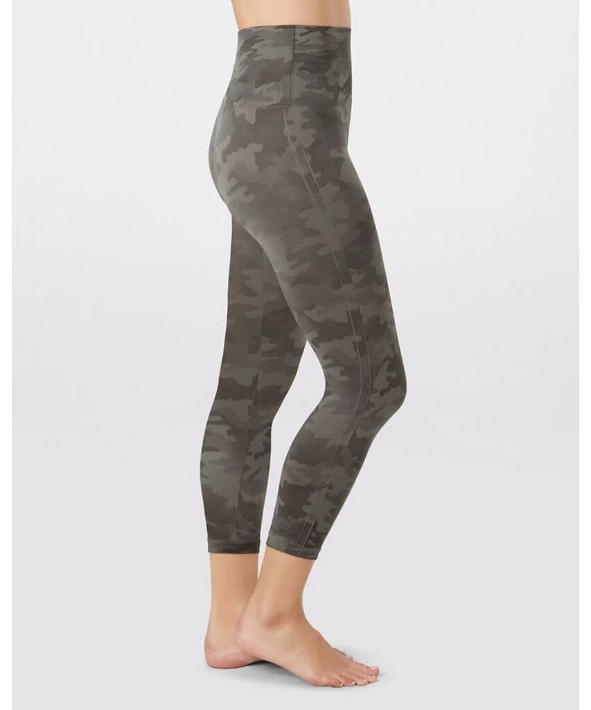 Seamless Cropped Leggings Sage Camo - clearpathherbicide