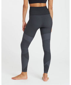 Seamless Moto Legging Very Black - miamidrugpossession