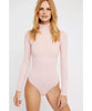 Seamless Turtleneck Bodysuit Blush - miamidrugpossession