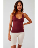 Seamless V - Neck Cami Garnet - miamidrugpossession