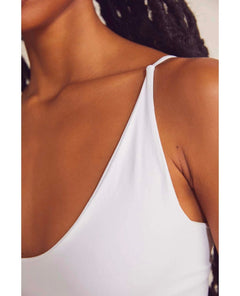 Seamless V - Neck Cami White - clearpathherbicide