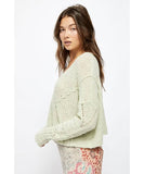 Seashell Sweater Light Green - miamidrugpossession