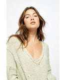 Seashell Sweater Light Green - miamidrugpossession