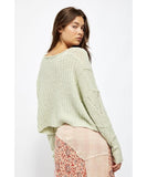 Seashell Sweater Light Green - miamidrugpossession