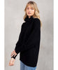 Seasons Slouchy Ribbed Turtleneck Black - miamidrugpossession