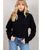 Seasons Slouchy Ribbed Turtleneck Black - miamidrugpossession