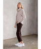 Seasons Slouchy Ribbed Turtleneck Heather Stone - clearpathherbicide