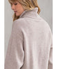 Seasons Slouchy Ribbed Turtleneck Heather Stone - clearpathherbicide