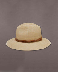 Sedona Ivory Straw Hat - PINK ARROWS