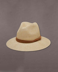 Sedona Ivory Straw Hat - PINK ARROWS