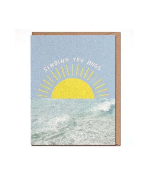 Sending You Hugs Sun Card - miamidrugpossession