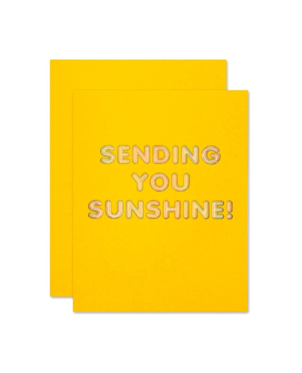 Sending You Sunshine Card - PINK ARROWS