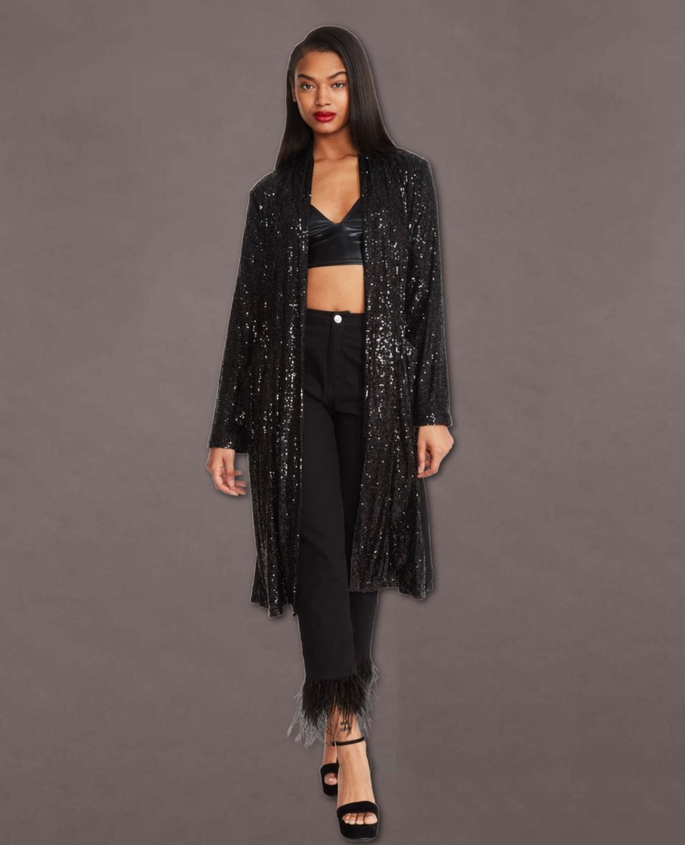 Sequin Show Stopper Duster Black - clearpathherbicide