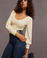 Serah Femme Long Sleeve Tee Antique - miamidrugpossession