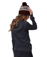 SG Varsity Pom Beanie, Garnet - miamidrugpossession