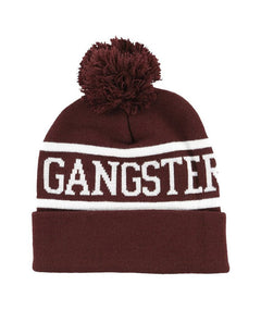 SG Varsity Pom Beanie, Garnet - miamidrugpossession