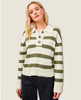 Shae Stripe Sweater Olive - clearpathherbicide