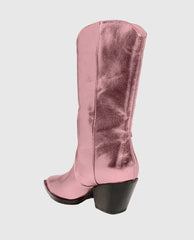 Shania Pink Fringe Boot - PINK ARROWS