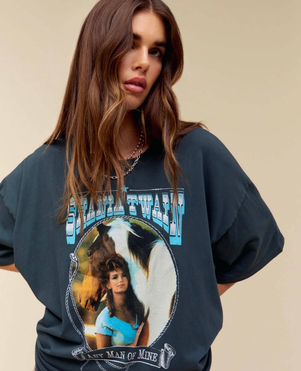 Shania Twain Any Man of Mine One Size Tee - miamidrugpossession