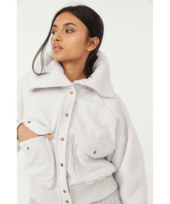 Shasta Cardi Jacket Morning Fog - miamidrugpossession