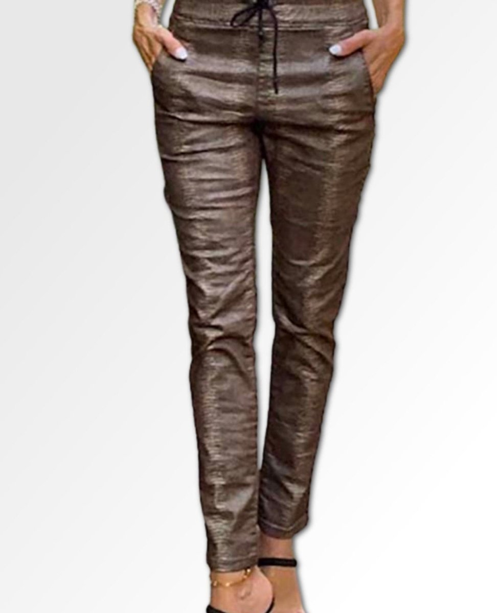 Shely Flog Pant Bronze Snake - miamidrugpossession