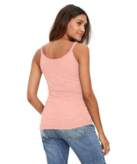 Shine Scoop Neck Camisole Melon - PINK ARROWS