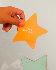 Shower Affirmation Cards Kids - PINK ARROWS