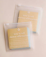 Shower Affirmation Cards Note to Self - miamidrugpossession