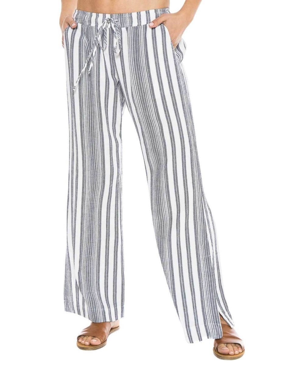 Side Slit Wide Leg Stripe Pant - clearpathherbicide