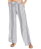 Side Slit Wide Leg Stripe Pant - miamidrugpossession