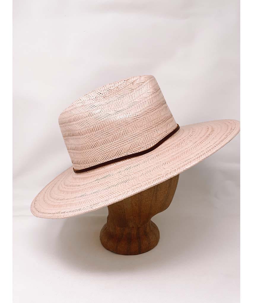 Sidney Straw Fedora Rose - miamidrugpossession