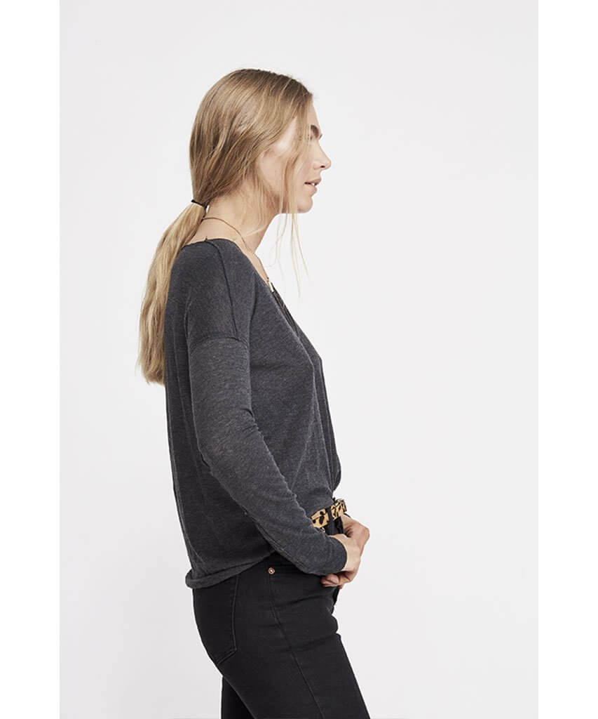 Sienna Long Sleeve Black - miamidrugpossession