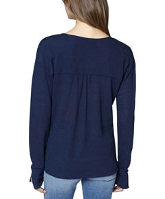 Sienna Mix Top, Essential Blue - miamidrugpossession