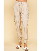 Silky Jogger Pant Khaki - miamidrugpossession